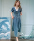 Denim Frill Top & Skirt