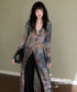 Retro Print Cardigan