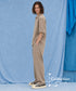 Zipper Sleeve Relaxed Set