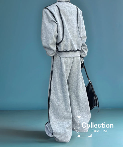 Stroke Design Zip Top & Pants Co-ord