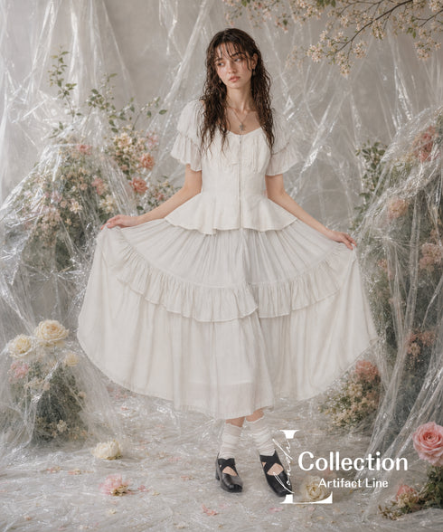 Frill Veil Dress