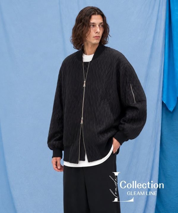Wave Jacquard Blouson