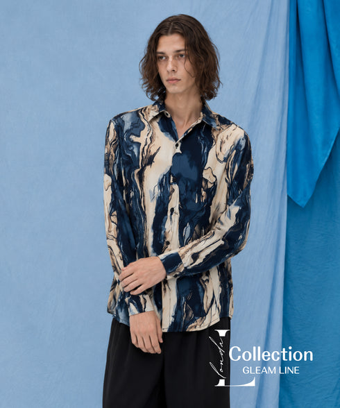 Geological Print Shirt
