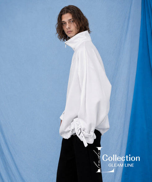 Half Zip High Neck Pullover