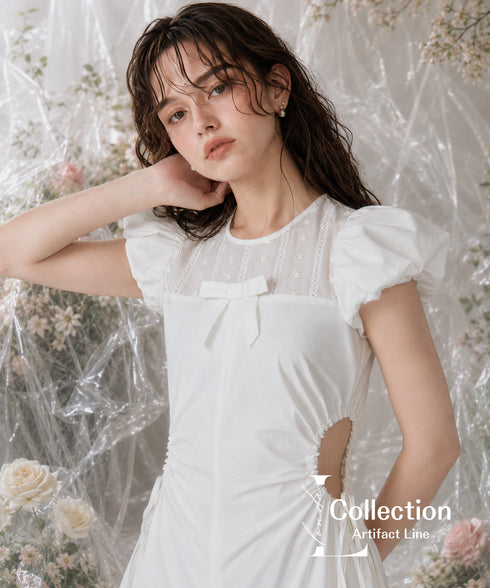 Side Cut Bow Dress