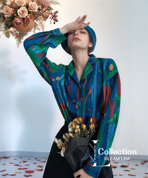 Vintage Flower Blouse