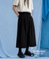 Front Pleat Wide Cropped Pants