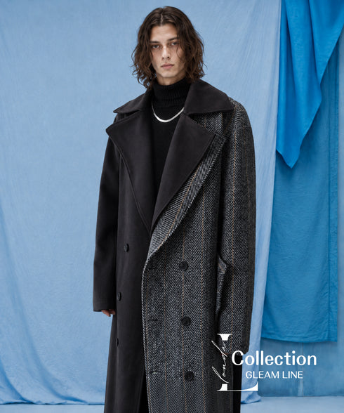 Contrast Double Coat