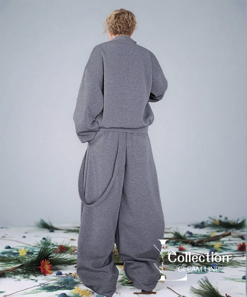 Urban Volume Sweat Top&Wide Pants Co-ord