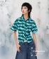 Wave Pattern Short Sleeve Shirt