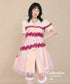 Gradient Tulle Layered Dress