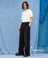 Center Splicing Design Pants