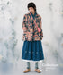 Floral Pattern Corduroy Jacket