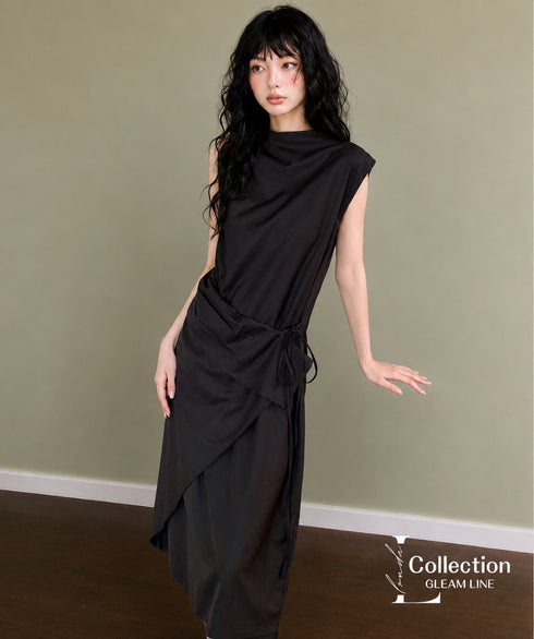 Half High Collar Dress