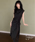 Half High Collar Dress