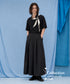 Side Panel Pleated Wide Pants