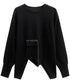 Chain Flap Asymmetry Sweatshirt
