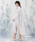 Frill Collar Jacquard Dress