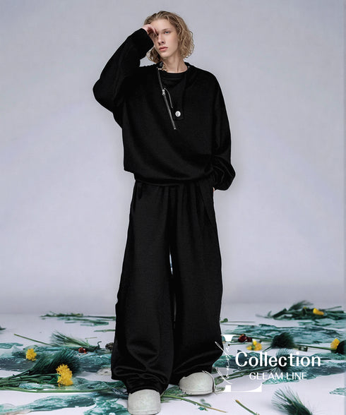 Urban Volume Sweat Top&Wide Pants Co-ord