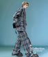 Retro Print Check Jacket & Pants Co-ord