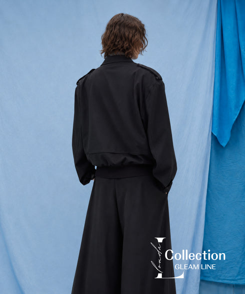 Offset Fold Short Jacket