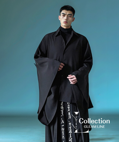 Shadow Flow Wide Sleeve Shirt