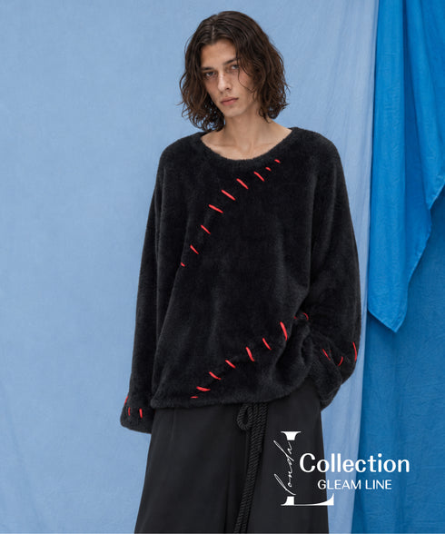 Big Stitch Shaggy Sweater