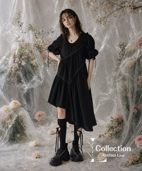 pearl-trace-puff-dress