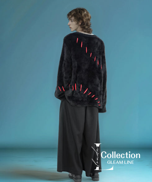 Big Stitch Shaggy Sweater