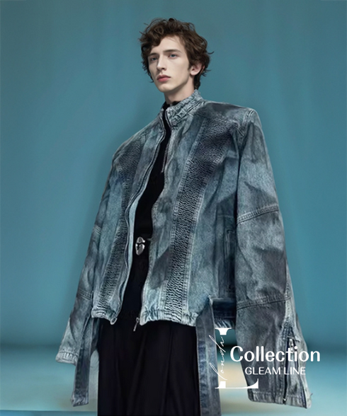 Textured Zip-Up Jacket