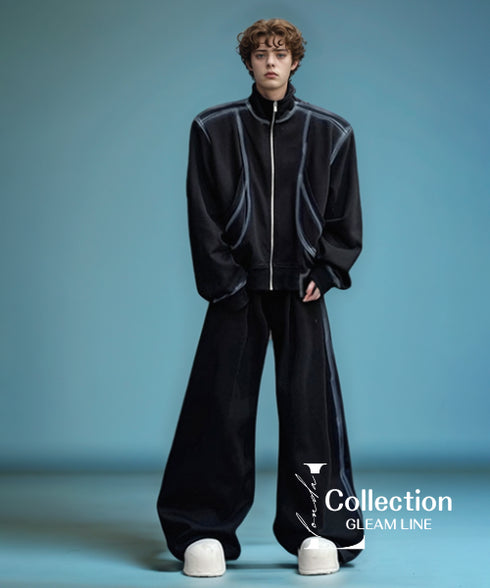 Stroke Design Zip Top & Pants Co-ord