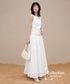 Eyelet Belt Dress