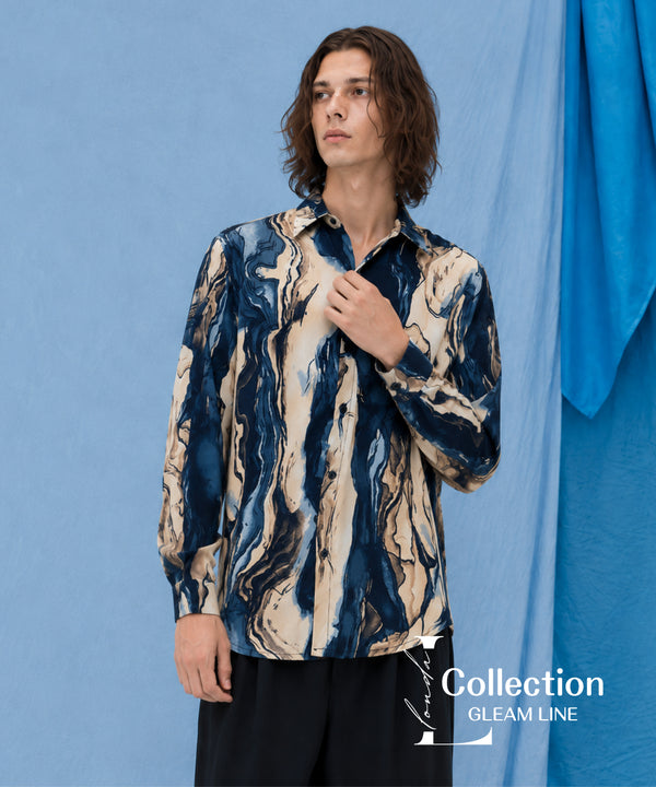 Geological Print Shirt