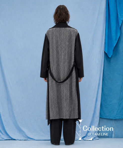 Contrast Double Coat