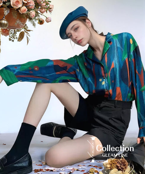 Vintage Flower Blouse