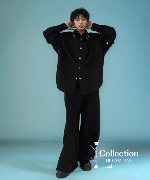 Noir Asymmetric Ring Shirt