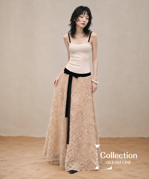 Ribbon Rosette Dress