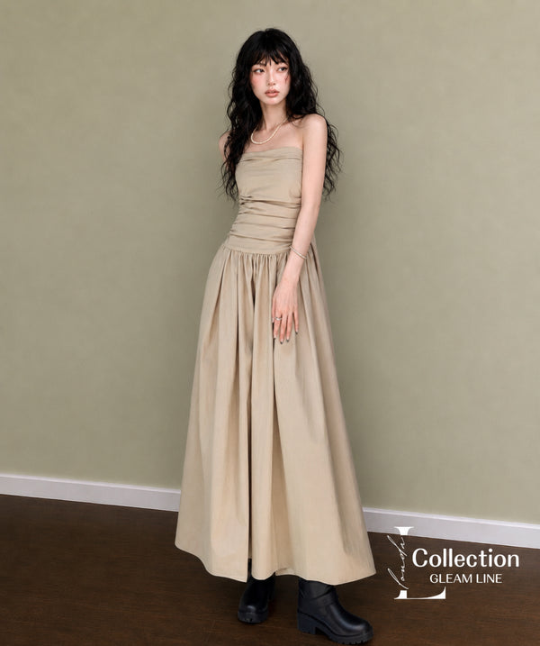 Bare Top Flare Dress
