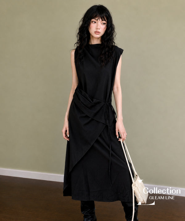 Half High Collar Dress