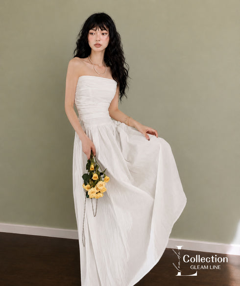 Bare Top Flare Dress