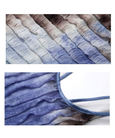 Tie-dye Pleats Series