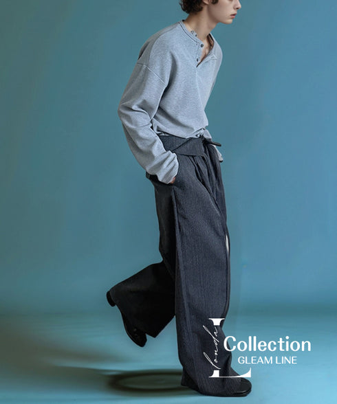 Flip-up Waist Loose Pants