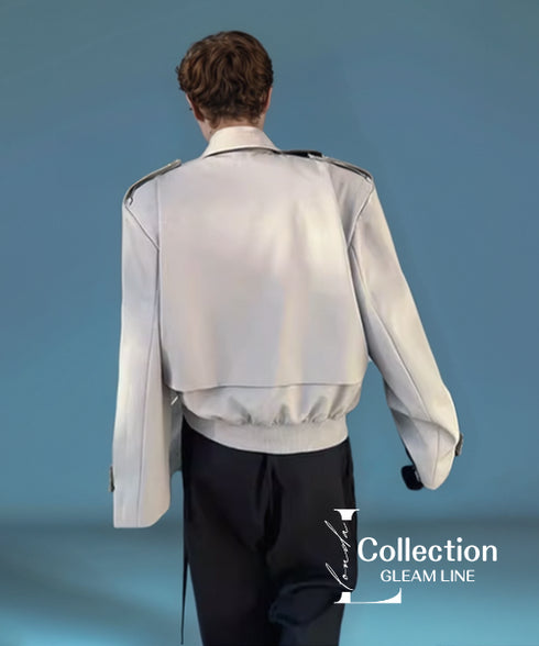 Double Front Epaulette Jacket