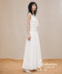 Eyelet Belt Dress