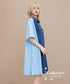 Denim Stripe Switch Dress