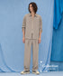 Zipper Sleeve Relaxed Set