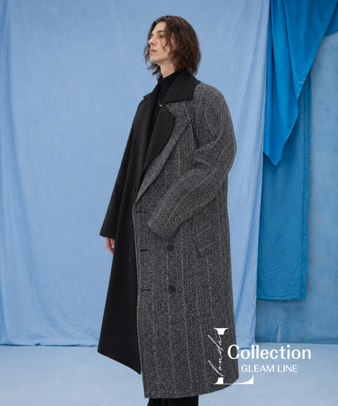 Contrast Double Coat
