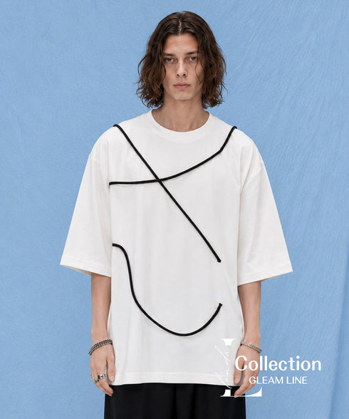 Line Design Oversized T-shirt