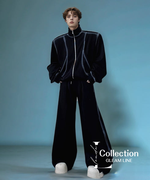 Stroke Design Zip Top & Pants Co-ord