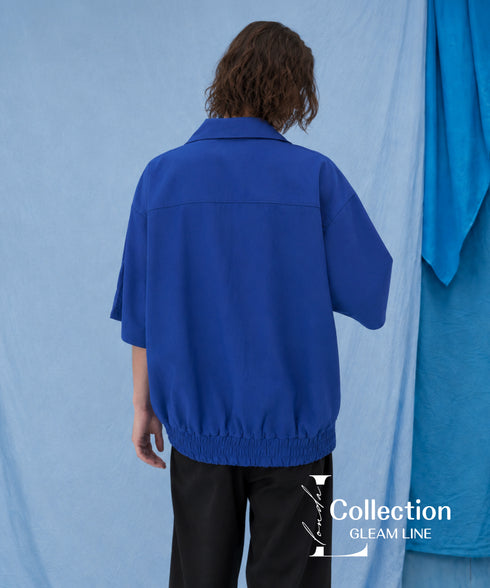 Double Zip Short Sleeve Blouson
